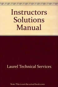 Instructors Solutions Manual