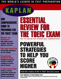 Kaplan Essential Review For The TOEIC Exam 1997 w/Audio CD-ROM (Kaplan Toeic)