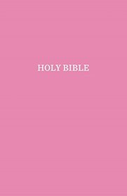 KJV, Gift and Award Bible, Leather-Look, Pink, Red Letter Edition, Comfort Print