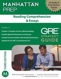 Reading Comprehension & Essays GRE Strategy Guide, 3rd Edition