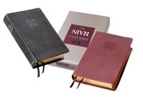 NIV Study Bible Burgundy Goatskin NI686XRS (Create New Entry)