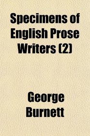 Specimens of English Prose Writers (2)