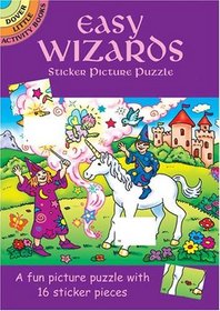 Easy Wizards Sticker Picture Puzzle (Dover Little Activity Books)