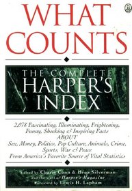 What Counts The Complete Harpers Index, Charis Conn (Editor), Ilena ...