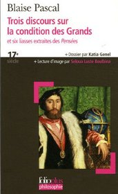 Trois Discours Sur La Conditio (Folio Plus Philosophie) (French Edition)
