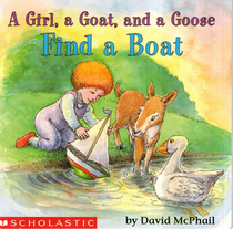 A Girl, a Goat, and a Goose Find a Boat