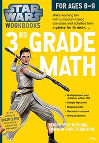 Star Wars Workbook: 3rd Grade Math (Star Wars Workbooks)