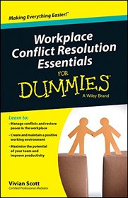 Workplace Conflict Resolution Essentials For Dummies Australian & New Zealand Edition (For Dummies (Business & Personal Finance))