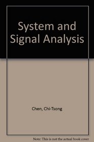 System  Signal Analysis 2e - International Student Edition