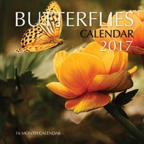 Butterflies Calendar 2017: 16 Month Calendar