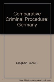 Comparative Criminal Procedure: Germany