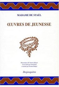 Euvres de jeunesse (Collection XVIIIe siecle) (French Edition)