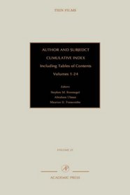 Author and Subject Cumulative Index, Including Tables of Contents Volumes 124 : Subject and Author Cumulative Index, Volumes 1-24 (Thin Films)