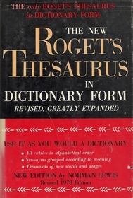 The New Roget's Thesaurus