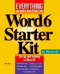 Word 6 Starter Kit/Book and Disk