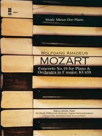 Music Minus One Piano: Mozart Concerto No. 19 in F major, KV459 (Book & 2 CDs)