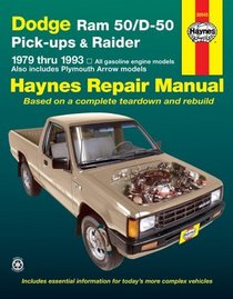 Dodge Ram 50/D-50 Pick-Ups and Raider: 1979 Through 1993 (556)