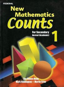 New Mathematics Counts For Secondary 1 - Normal (Academic)