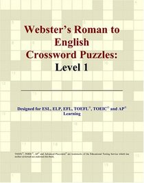 Webster's Roman to English Crossword Puzzles: Level 1