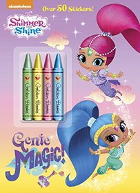 Genie Magic! (Shimmer and Shine) (Color Plus Crayons and Sticker)