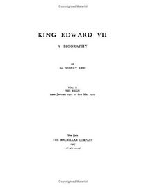 King Edward VII: A Biography