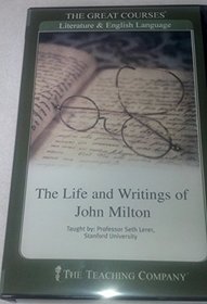 Life and Writings of John Milton CD - The Teaching Company (The Great Courses)