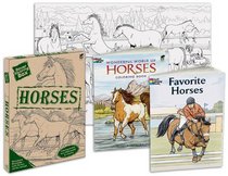 Dover Coloring Box - Horses