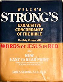 Welch's Strong's Exhaustive Concordance of the Bible, Words of JESUS in Red