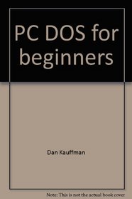 PC-DOS for beginners