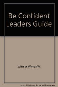Be Confident Leaders Guide
