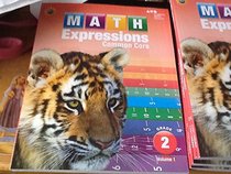 Math Expressions: Student Activity Book, Volume 1 (Softcover) Grade 2