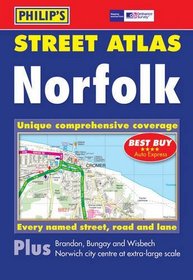 Philip's Street Atlas Norfolk (Philip's Street Atlases)