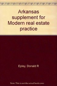 Arkansas supplement for Modern real estate practice