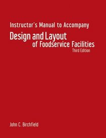 Design and Layout of Foodservice Facilities: Instructor's Manual