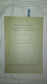 Sigelverzeichnis fur die Bibliotheken der Bundesrepublik Deutschland einschliesslich Berlin (West) (German Edition)