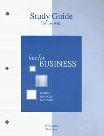 Study Guide to accompany Law for Business