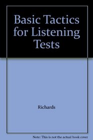 Basic Tactics for Listening Tests