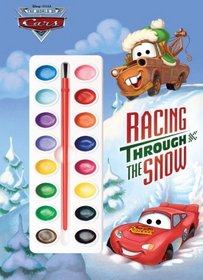 Racing Through the Snow (Disney/Pixar Cars) (Deluxe Paint Box Book)
