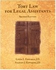Tort Law for Legal Assistants (West Legal Studies)