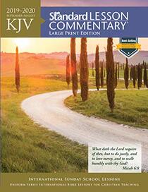 KJV Standard Lesson Commentary Large Print Edition 2019-2020