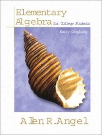 Elementary Algebra for College Students: Early Graphing