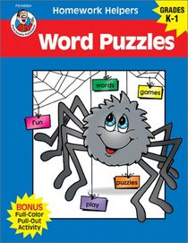 Word Puzzles Homework Helper, Grades K to 1 (Homework Helpers)