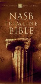 NASB Trimline Bible, Button-Flap