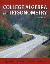 College Algebra With Trigonometry