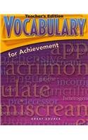 Vocabulary for Achievement, 4th Course, Grade 10