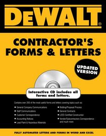 DEWALTContractor's Forms & Letters