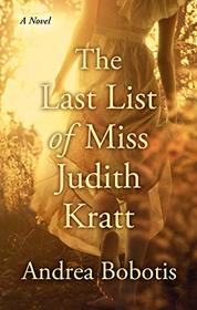 The Last List of Miss Judith Kratt (Thorndike Press Large Print Relationship Reads)