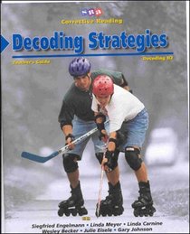 Decoding Strategies: Additional Teacher Guide B2 (Corrective Reading)