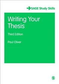 Writing Your Thesis (SAGE Study Skills Series)