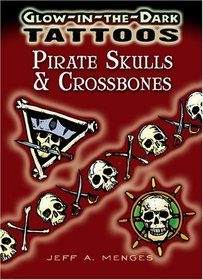 Glow-in-the-Dark Tattoos Pirate Skulls & Crossbones